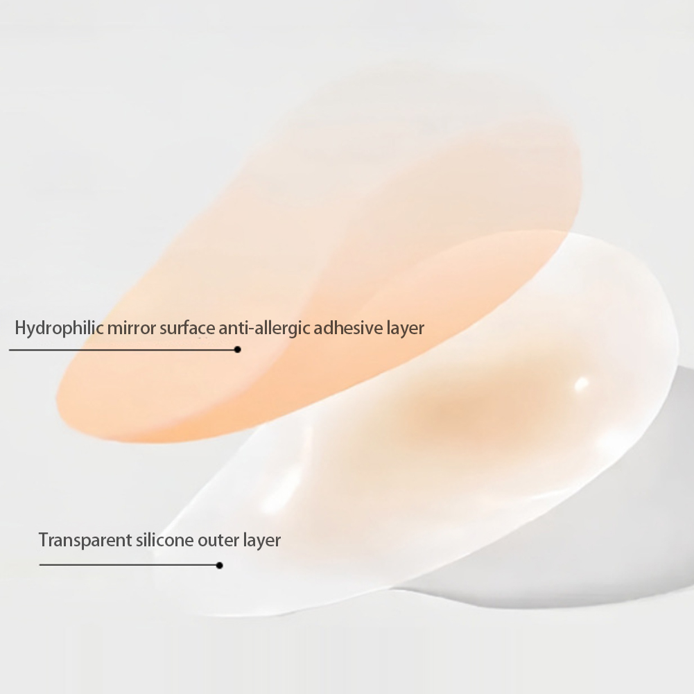 Nipple Cover Pasties - แผ่นปิดจุกนมซิลิโคนบางเฉียบไร้รอยต่อแบบติดเอง มองไม่เห็น ใช้ได้กับชุดว่ายน้ำและชุดชั้นใน