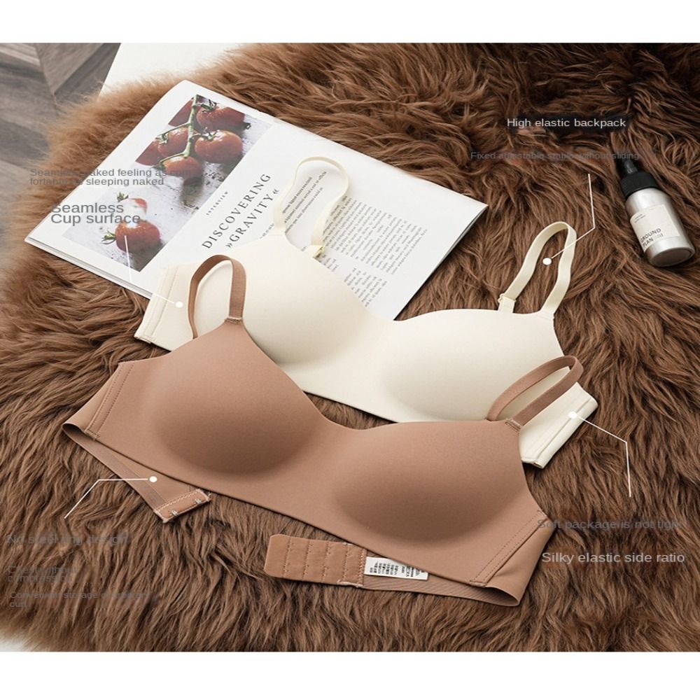 Bralette Wireless Soft - บราไร้สายเนื้อนุ่มสบาย ผ้าระบายอากาศ วัสดุยืดหยุ่น บราดันทรง คัพบาง ดีไซน์รวบกระชับ