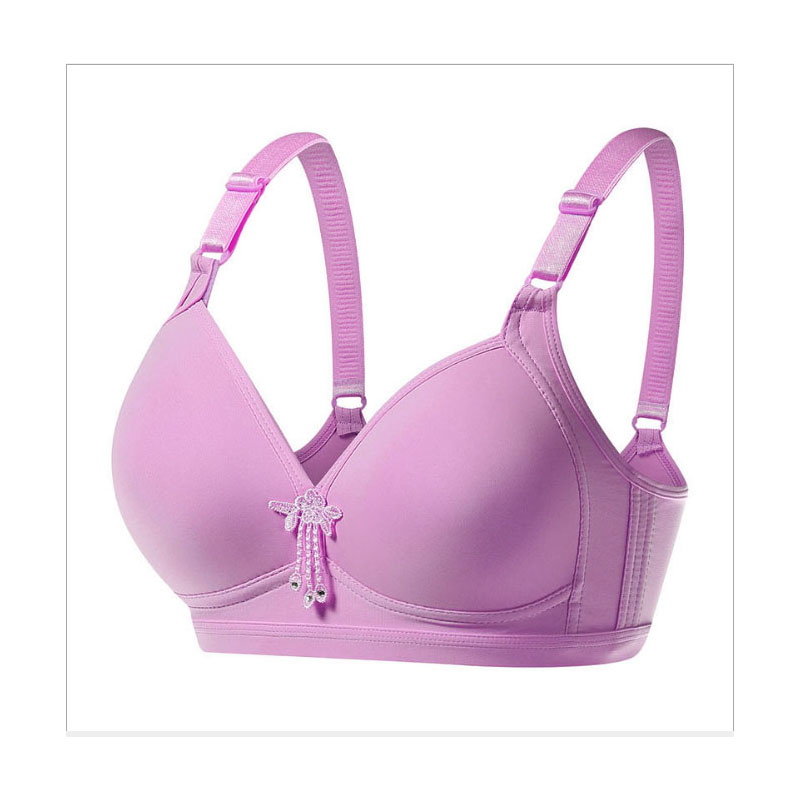 Bralette Wireless Soft - หน้าอกใหญ่ผู้หญิงเรียบ Push Up Bras A B
