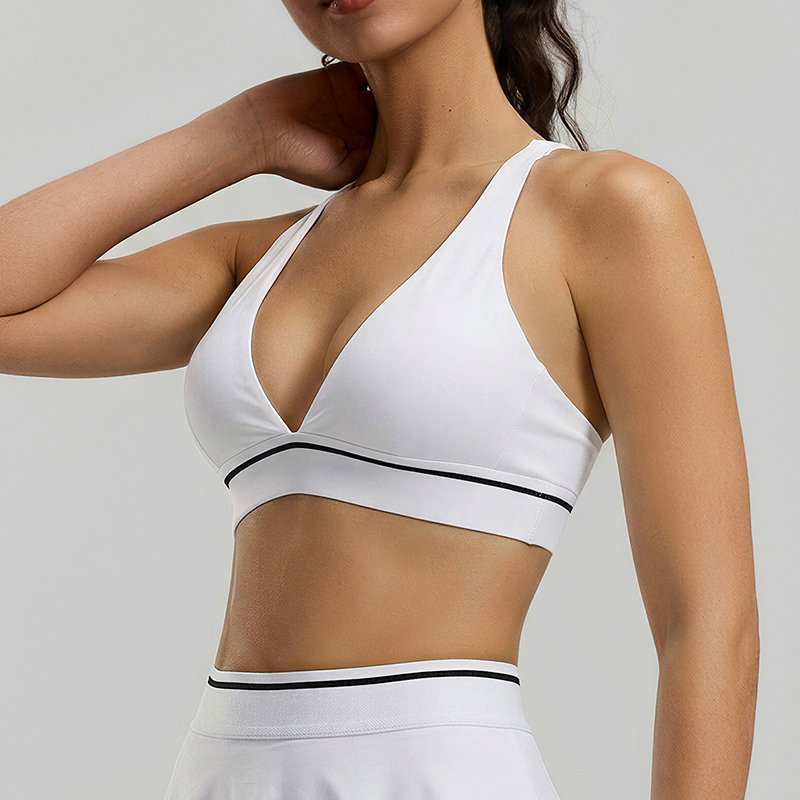 บราโยคะสไตล์อเมริกันแฟชั่นสำหร - Sports Bra High Impact บทวิจารณ์และราคา