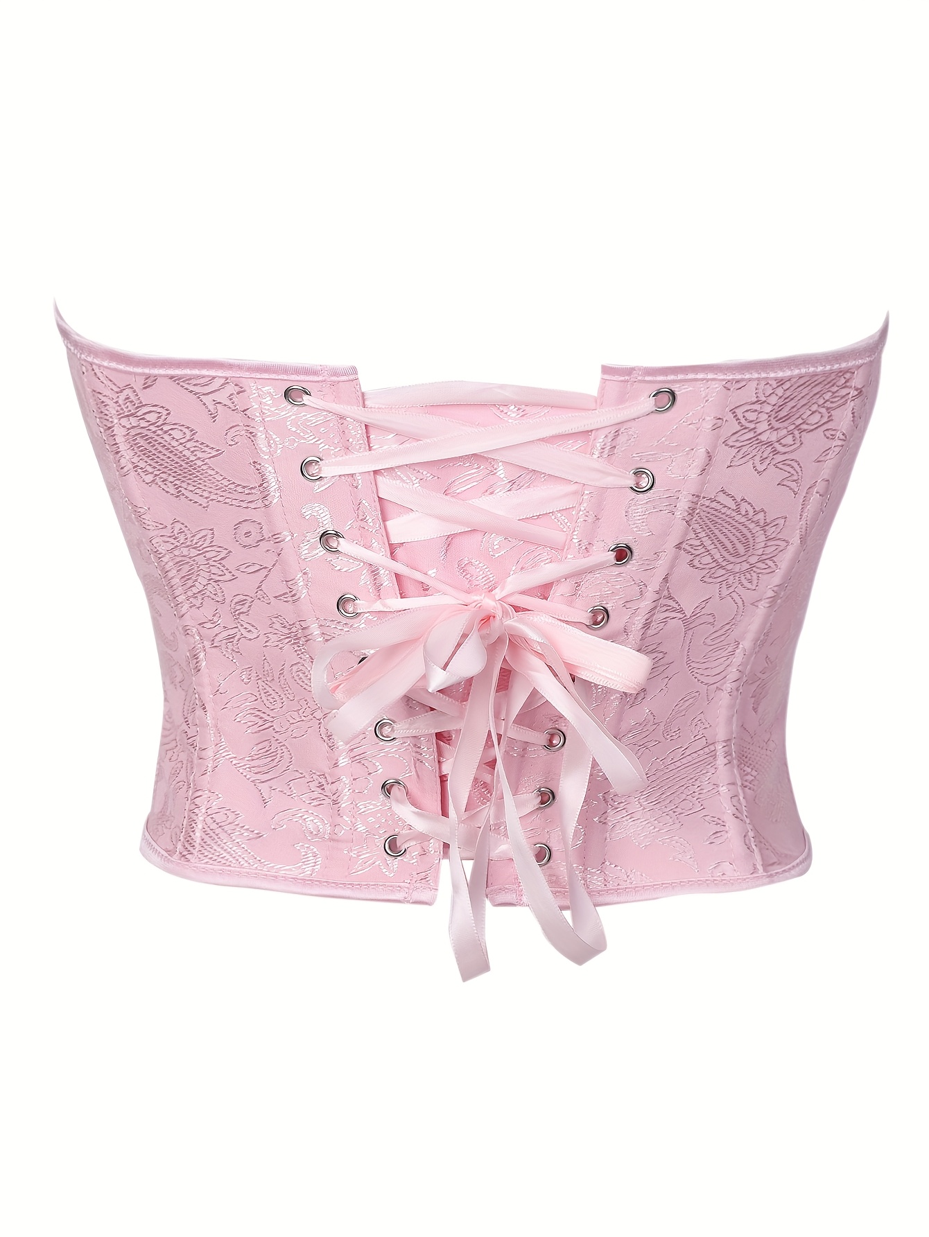 คอร์เซ็ตสีชมพูสไตล์กอธิควิคตอเ - Strapless Bra Backless บทวิจารณ์และราคา