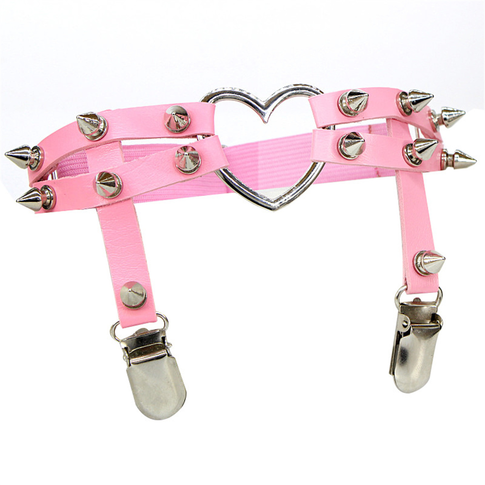 1 ชิ้นผู้หญิง Punk Goth หัวใจ  - Garter Belt Set บทวิจารณ์และราคา