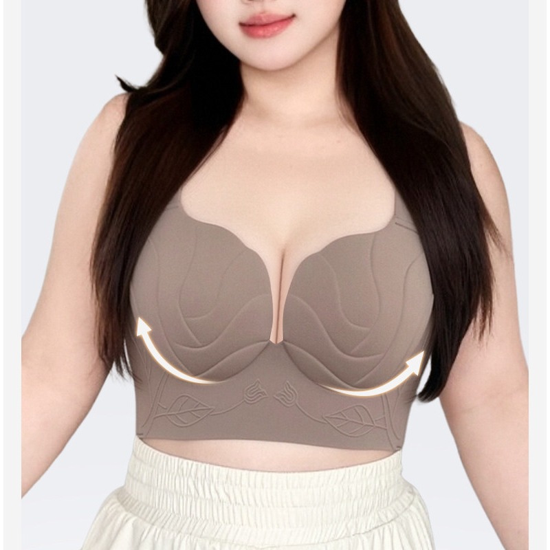 บราเล็ตต์ไร้โครงสำหรับสาวพลัสไ - Bralette Wireless Soft บทวิจารณ์และราคา