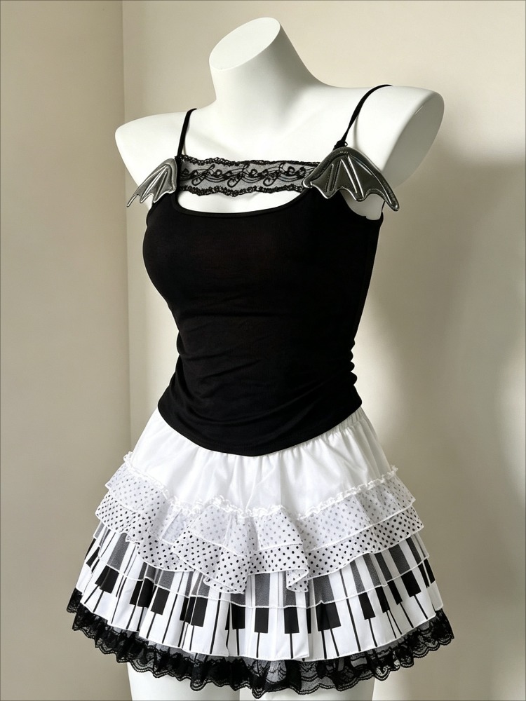 ชุดเซ็ตสองชิ้นสไตล์เรโทรยุค 20 - Cami Top Lace บทวิจารณ์และราคา