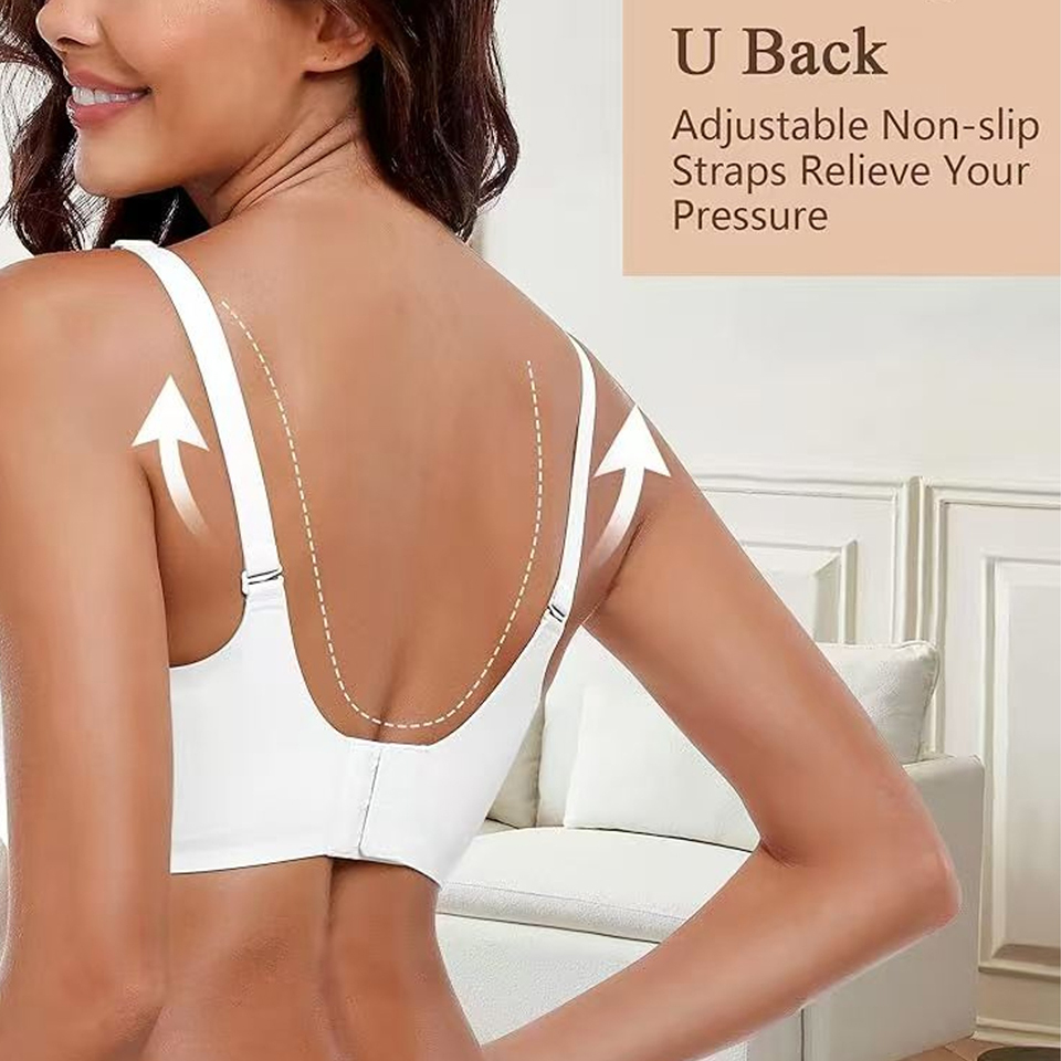 บราไร้สายแบบไร้ตะเข็บ รองรับทร - Bralette Wireless Soft บทวิจารณ์และราคา